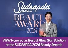 View Plastic Surgery awarded 'Best of Glow Skin Solution' at Thailand's Sudsapda Beauty Awards 2024!