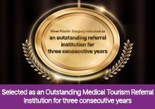 View Plastic Surgery selected as an outstanding Medical Tourism Referral Institution for three consecutive years